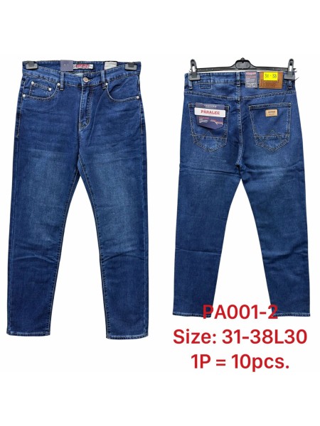Spodnie JEANSOWE MĘSKA , Size 31-38,paczka 10szt,1kolor