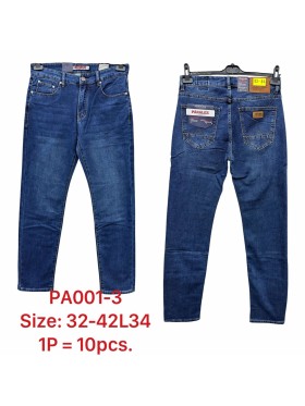 Spodnie JEANSOWE MĘSKA , Size 32-42,paczka 10szt,1kolor