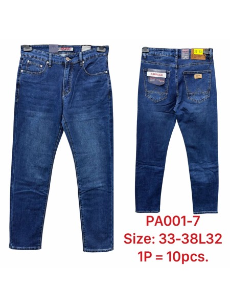 Spodnie JEANSOWE MĘSKA , Size 33-38,paczka 10szt,1kolor