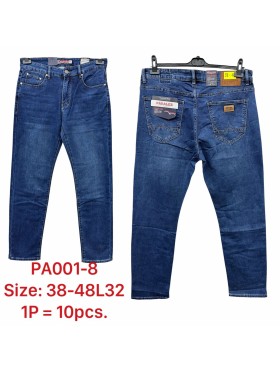Spodnie JEANSOWE MĘSKA , Size 38-48,paczka 10szt,1kolor
