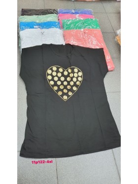 Bluzki damskie , Size 2-4xl,paczka 12szt,mix kolor