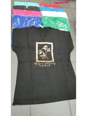 Bluzki damskie , Size 2-4xl,paczka 12szt,mix kolor