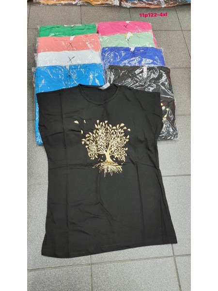 Bluzki damskie , Size 2-4xl,paczka 12szt,mix kolor