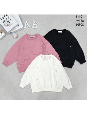 Bluza dzieciece rozm 4-14 lat, paczka 18szt,mix kolor