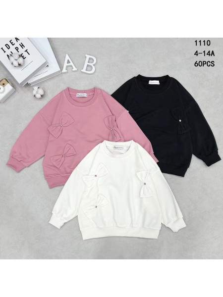 Bluza dzieciece rozm 4-14 lat, paczka 18szt,mix kolor