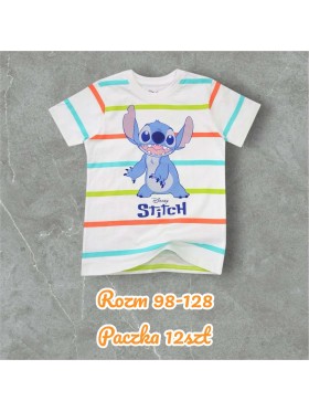 Bluzka dzieciece rozm 98-128, paczka 12szt,mix kolor