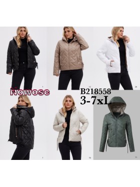 Kurtki damskie , Size 3-7xl,paczka 5szt,1 kolor