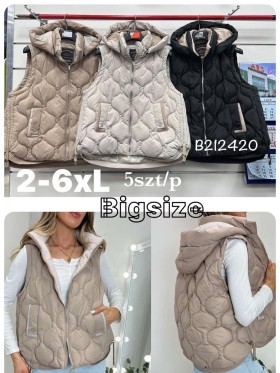 Kamizelki damskie , Size 2-6xl,paczka 5szt,1 kolor