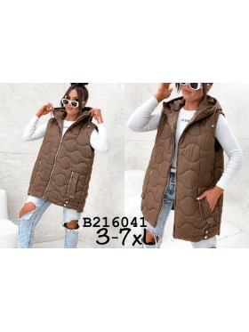 Kamizelki damskie , Size 3-7xl,paczka 5szt,1 kolor
