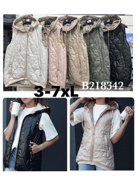 Kamizelki damskie , Size 3-7xl,paczka 5szt,1 kolor
