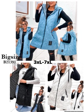 Kamizelki damskie , Size 3-7xl,paczka 5szt,1 kolor