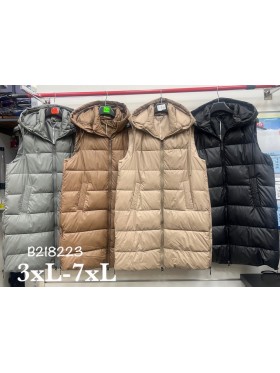 Kamizelki damskie , Size 3-7xl,paczka 5szt,1 kolor