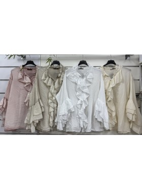 Bluzki damskie Włoskie , Size uni,paczka 6szt,mix kolor