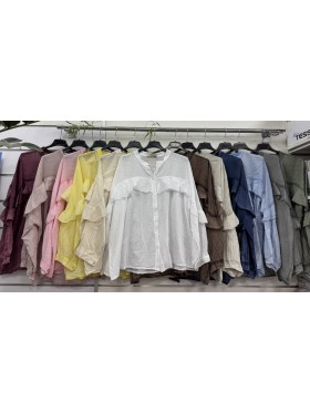 Bluzki damskie Włoskie , Size uni,paczka 6szt,mix kolor