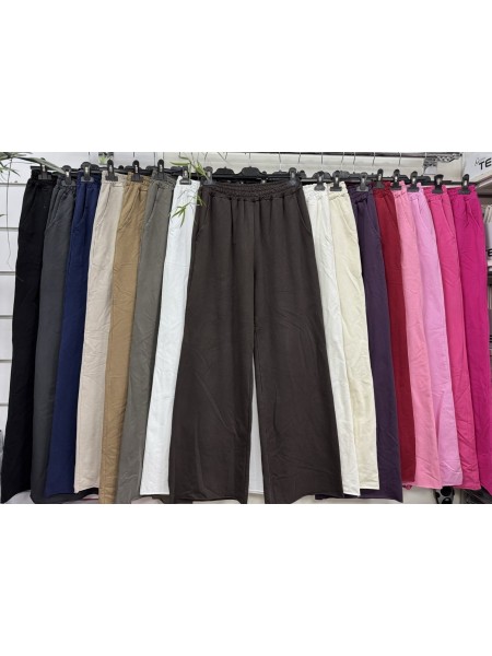 Spodnie  damskie Włoskie , Size uni,paczka 6szt,mix kolor
