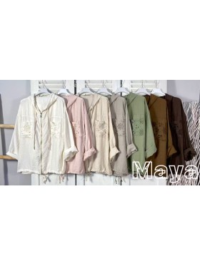 Bluzy damskie Włoskie , Size uni,paczka 6szt,mix kolor