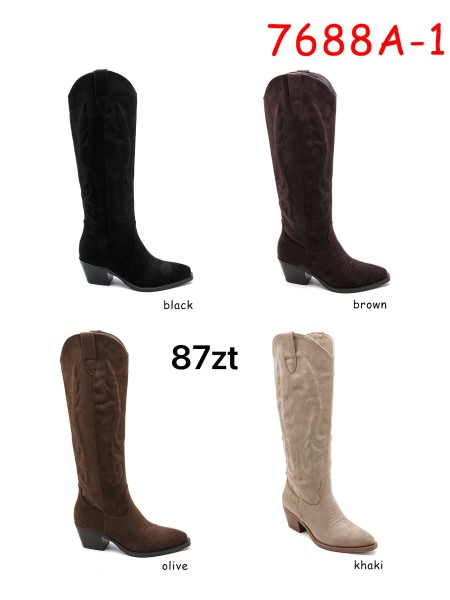Buty Kozaki Damskie (36-41, 12par)