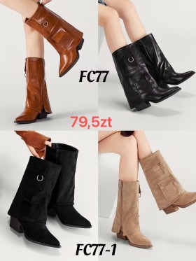 Buty Kozaki Damskie (36-41, 12par)