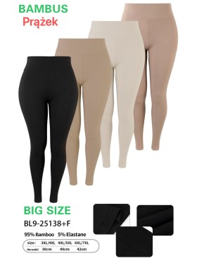 Legginsy damskie , Size 3-7xl, paczka 12szt ,mix kolor