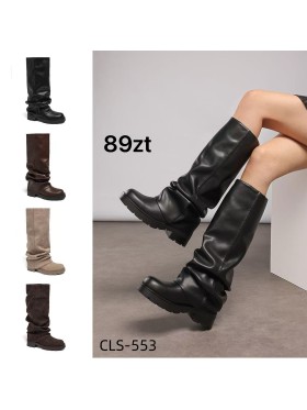 Buty Kozaki Damskie (36-41, 12par)