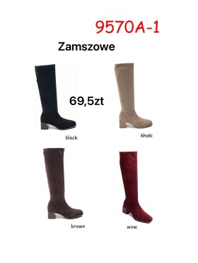 Buty Kozaki Damskie (36-41, 12par)