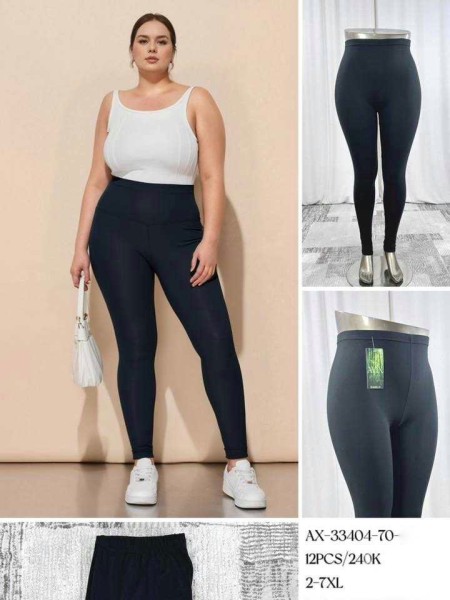 Legginsy damskie , Size 2-7xl, paczka 12szt ,1 kolor