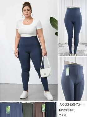 Legginsy damskie , Size 2-7xl, paczka 12szt ,mix kolor