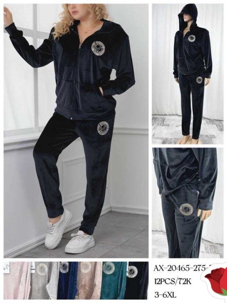 Komplety damskie , Size 3-6xl, paczka 12szt ,mix kolor