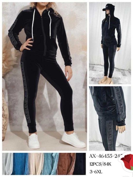 Komplety damskie , Size 3-6xl, paczka 12szt ,mix kolor