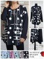 Bluzki damskie , Size 3-6xl, paczka 12szt ,mix kolor