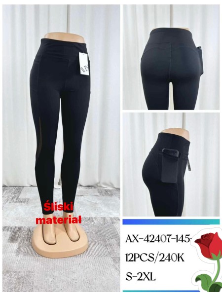 Legginsy damskie , Size s-2xl, paczka 12szt ,1 kolor