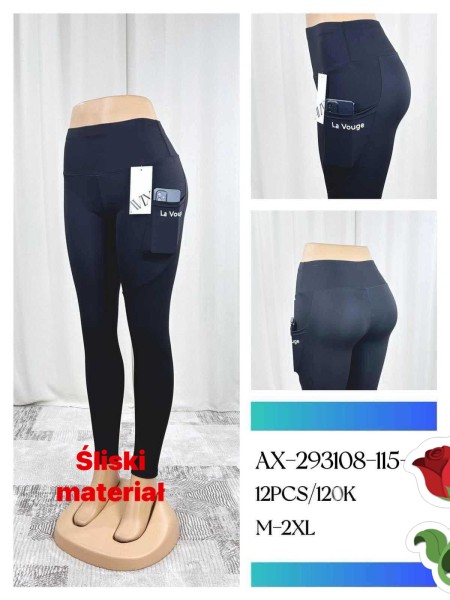 Legginsy damskie , Size m-2xl, paczka 12szt ,1 kolor
