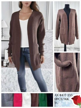 Swetry damskie , Size uni, paczka 12szt ,mix kolor
