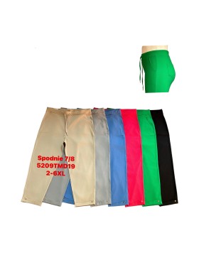 Spodnie damskie , Size 2-6xl, paczka 12szt ,mix kolor