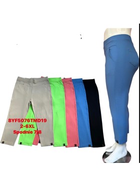 Spodnie damskie , Size 2-6xl, paczka 12szt ,mix kolor