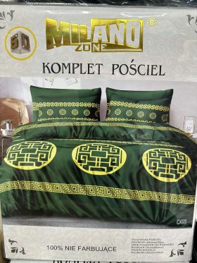 Komplet pościeli 5D 100% satyna - bawełna  4 Częściowy  Rozmiar : 200/220cm