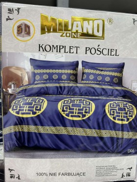 Komplet pościeli 5D 100% satyna - bawełna  4 Częściowy  Rozmiar : 200/220cm