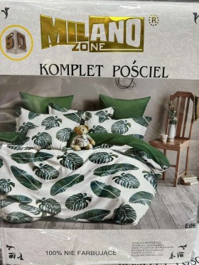 Komplet pościeli 5D 100% satyna - bawełna  4 Częściowy  Rozmiar : 200/220cm