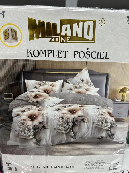 Komplet pościeli 5D 100% satyna - bawełna  4 Częściowy  Rozmiar : 200/220cm