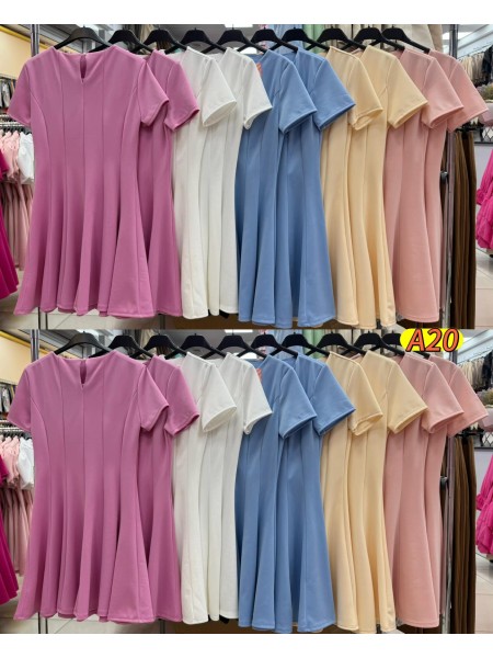 Sukienki damskie wloskie , Size uni,paczka 6szt,mix kolor