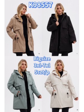 Kurtki damskie , Size 3xl-7xl,paczka 5szt,1kolor