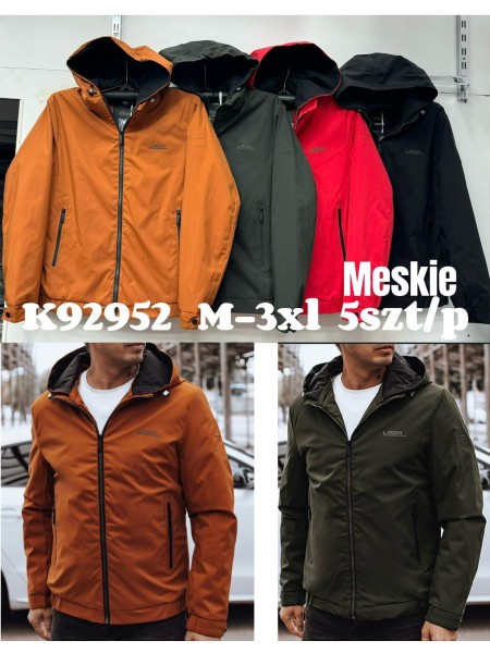 Kurtki MĘSKA, Size m-3xl,paczka 5szt,1kolor