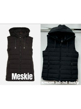 Kamizelki MĘSKA, Size 3xl-7xl,paczka 5szt,1kolor