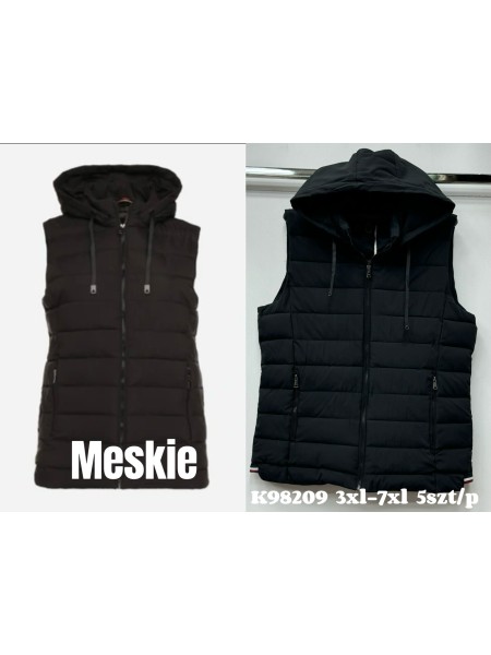 Kamizelki MĘSKA, Size 3xl-7xl,paczka 5szt,1kolor