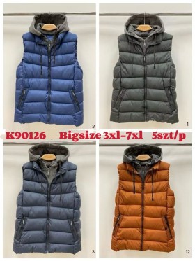 Kamizelki MĘSKA, Size 3xl-7xl,paczka 5szt,1kolor