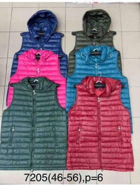 Kamizelki  damskie, Size 46-56,paczka 6szt,1kolor