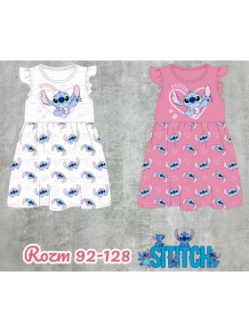 Sukienki dzieciece rozm 98-128, paczka 12szt,mix kolor