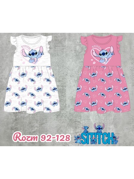 Sukienki dzieciece rozm 98-128, paczka 12szt,mix kolor