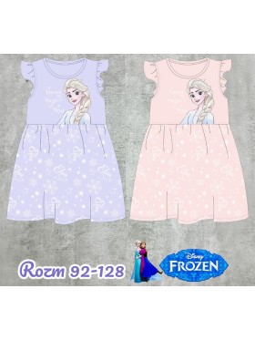Sukienki dzieciece rozm 98-128, paczka 12szt,mix kolor