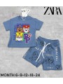 Komplet dzieciece rozm 6-24M, paczka 5szt,1 kolor